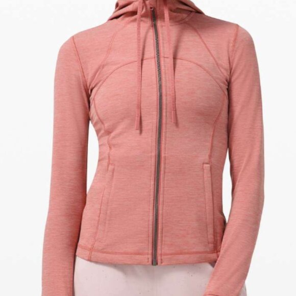 78. Lululemon Hooded Define Jacket *Nulu Heathered Brier Rose - Picture 1 of 6